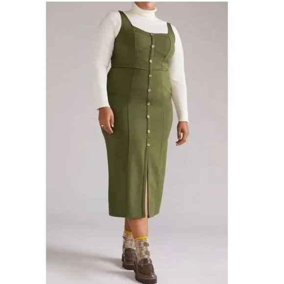 Maeve Knit Midi Dress Plus size - Picture 1 of 12